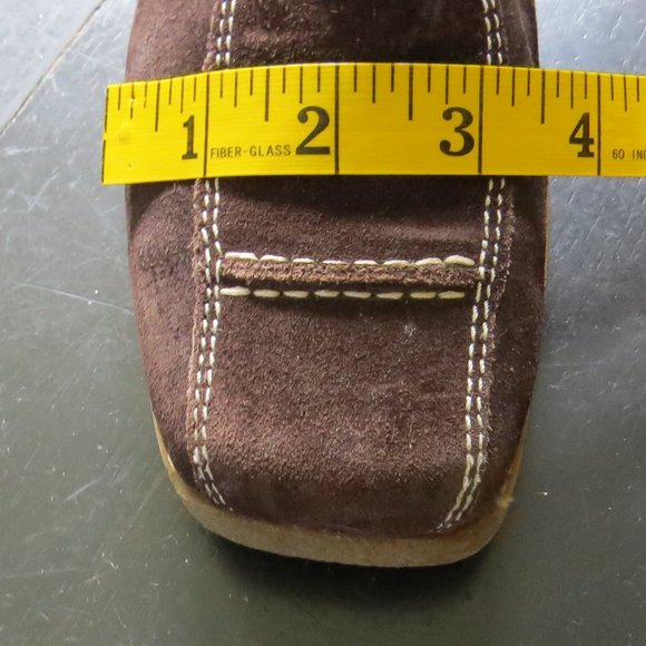 Vintage Gattino Leather Boots - Size 39 - Brown - Contrast Stitching - Suede - Picture 16 of 16